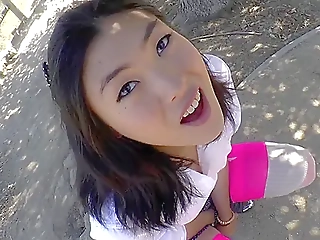 Ladyboy Yuri Myeon's Sexy Cock Wanking